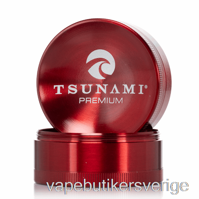 Vape Sverige Tsunami 2,4 Tum 4-delad Nedsänkt Toppslip Röd (63 Mm)